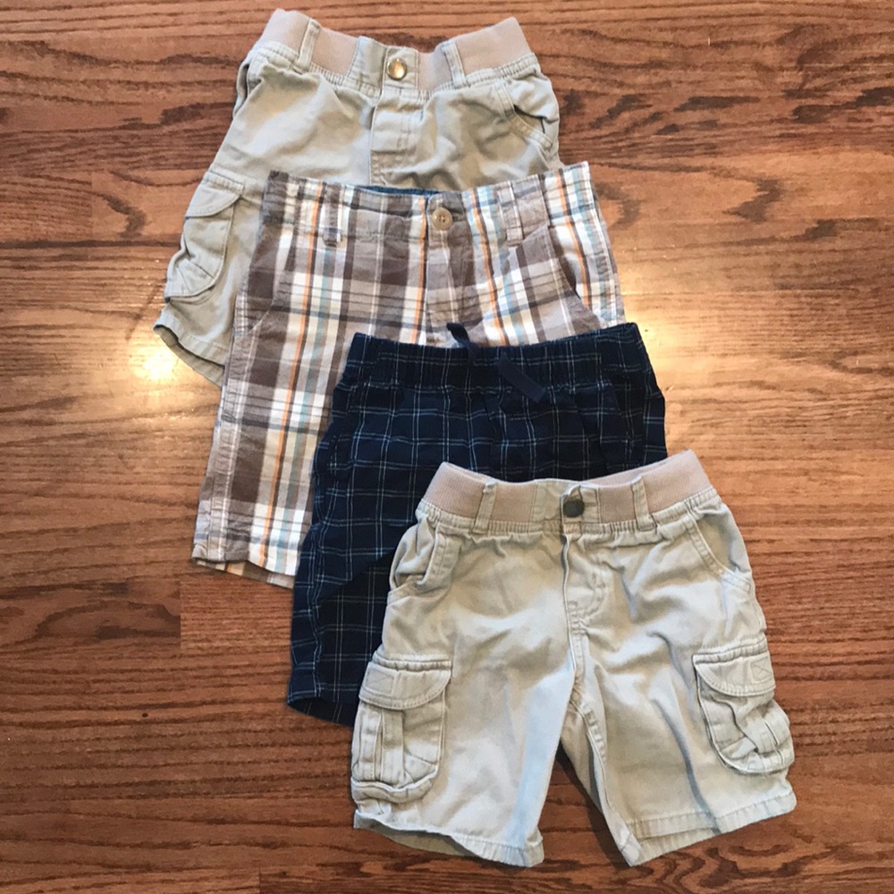 Set of toddler boys shorts